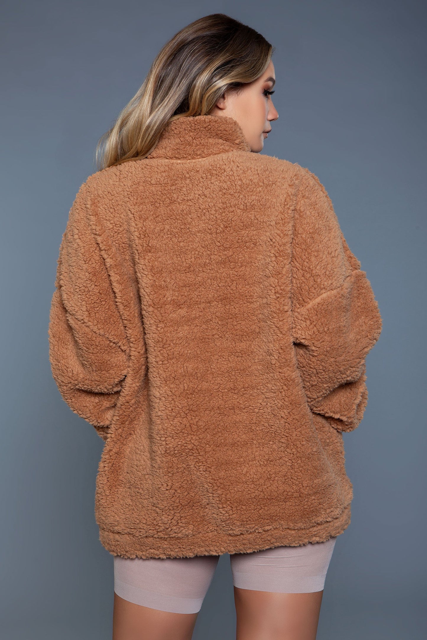 Daphne Borg Jacket – Oversized Cozy Sherpa Outerwear for Ultimate Comfort