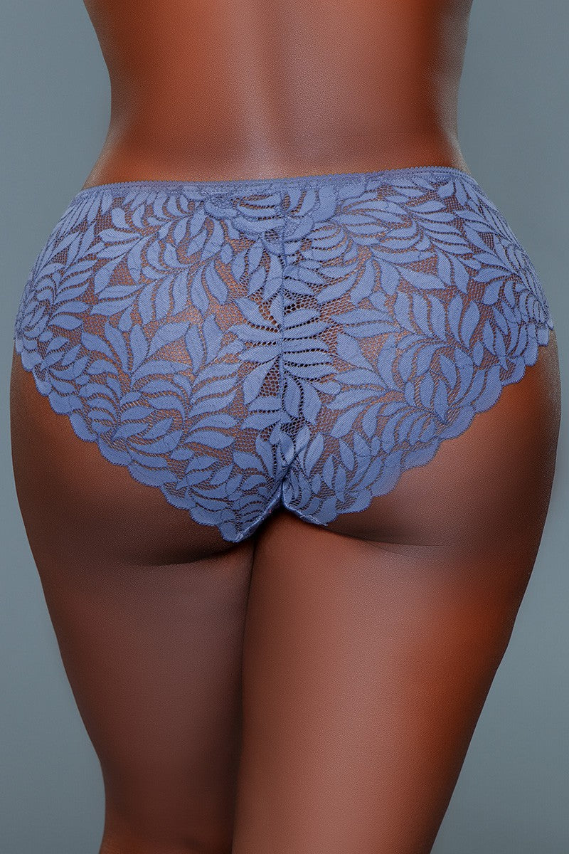 Livvy Hipster 3 Pack Panties with Leaf Lace Design for Natural Elegance