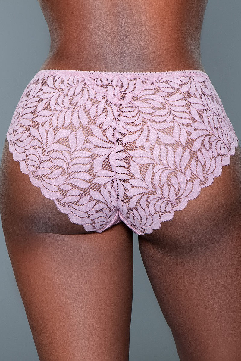 Livvy Hipster 3 Pack Panties with Leaf Lace Design for Natural Elegance