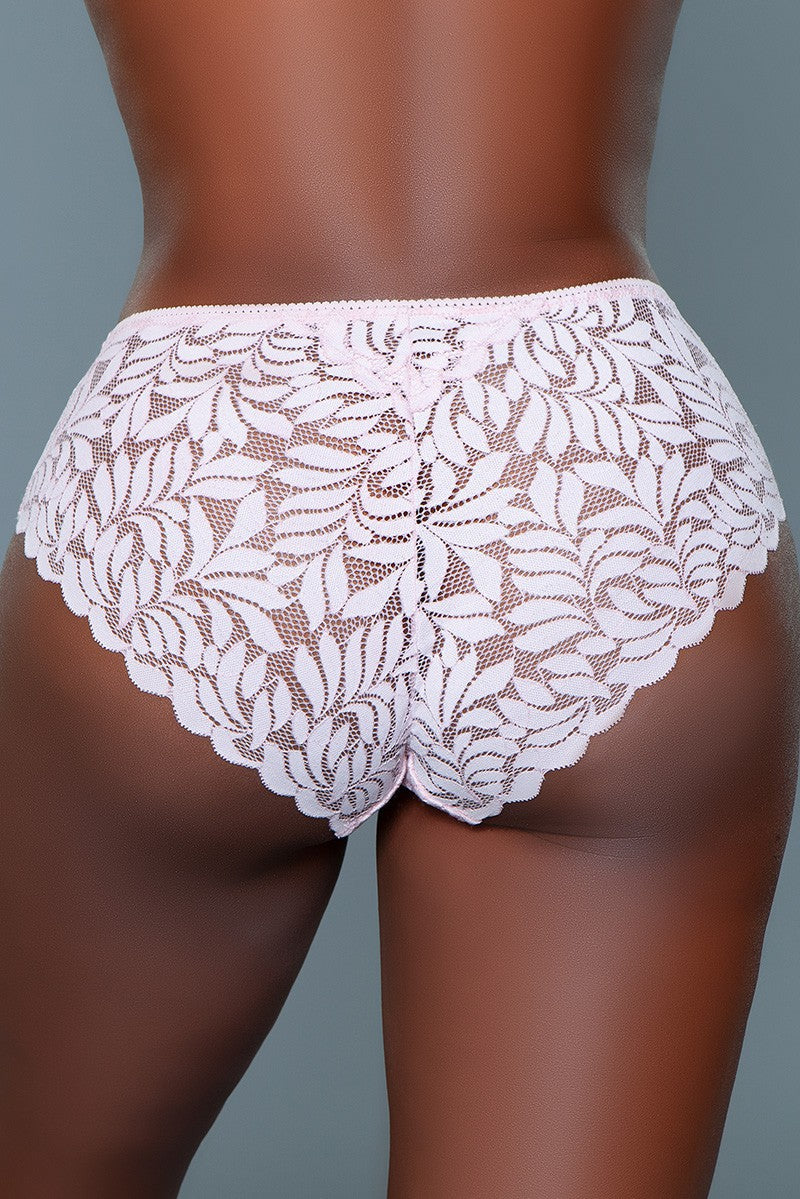 Livvy Hipster 3 Pack Panties with Leaf Lace Design for Natural Elegance