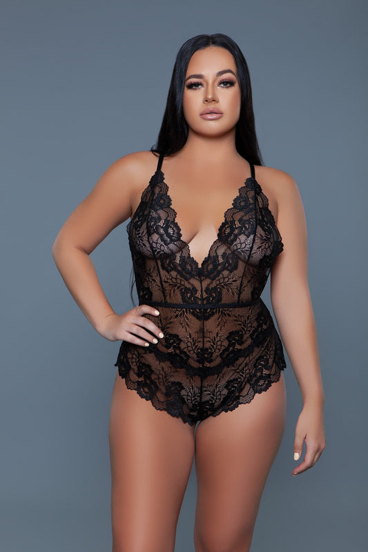 Jolene Bodysuit Lingerie – Elegant Floral Lace Design