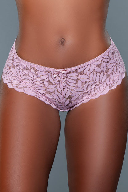 Livvy Hipster 3 Pack Panties with Leaf Lace Design for Natural Elegance
